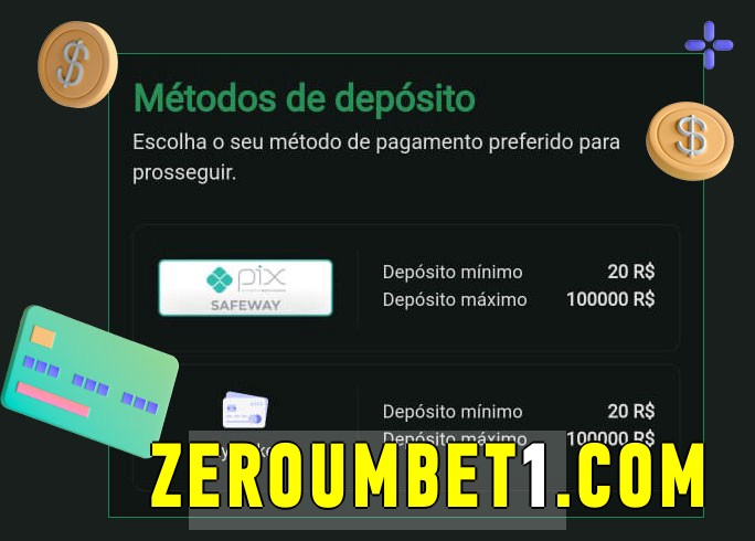 O cassino zeroum.bet bet oferece uma grande variedade de métodos de pagamento